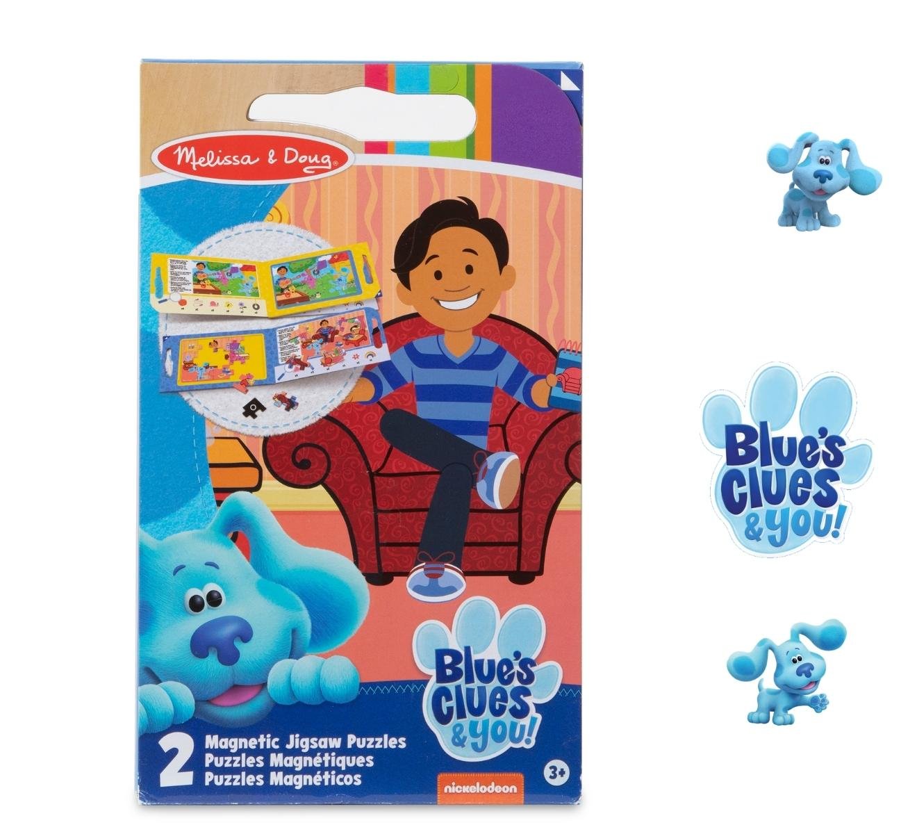 [2 ลาย 15 ชิ้น Blues] รุ่น 33005 จิ๊กซอว์แม่เหล็ก Blues Melissa & Doug Blue's Clues & You! Magnetic Jigsaw Puzzles