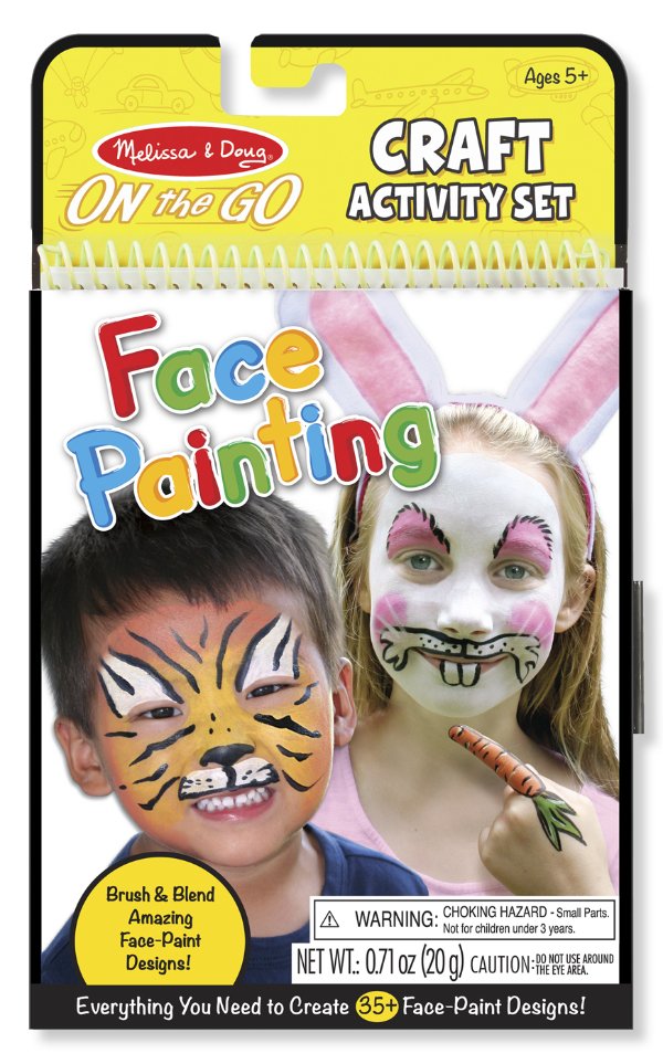 Melissa & Doug รุ่น 9439 On-the-Go Crafts Face Painting ชุดสีทาหน้าแบบพกพา ส่งเสริมทักษะทางศิลปะ การมีสมาธิ