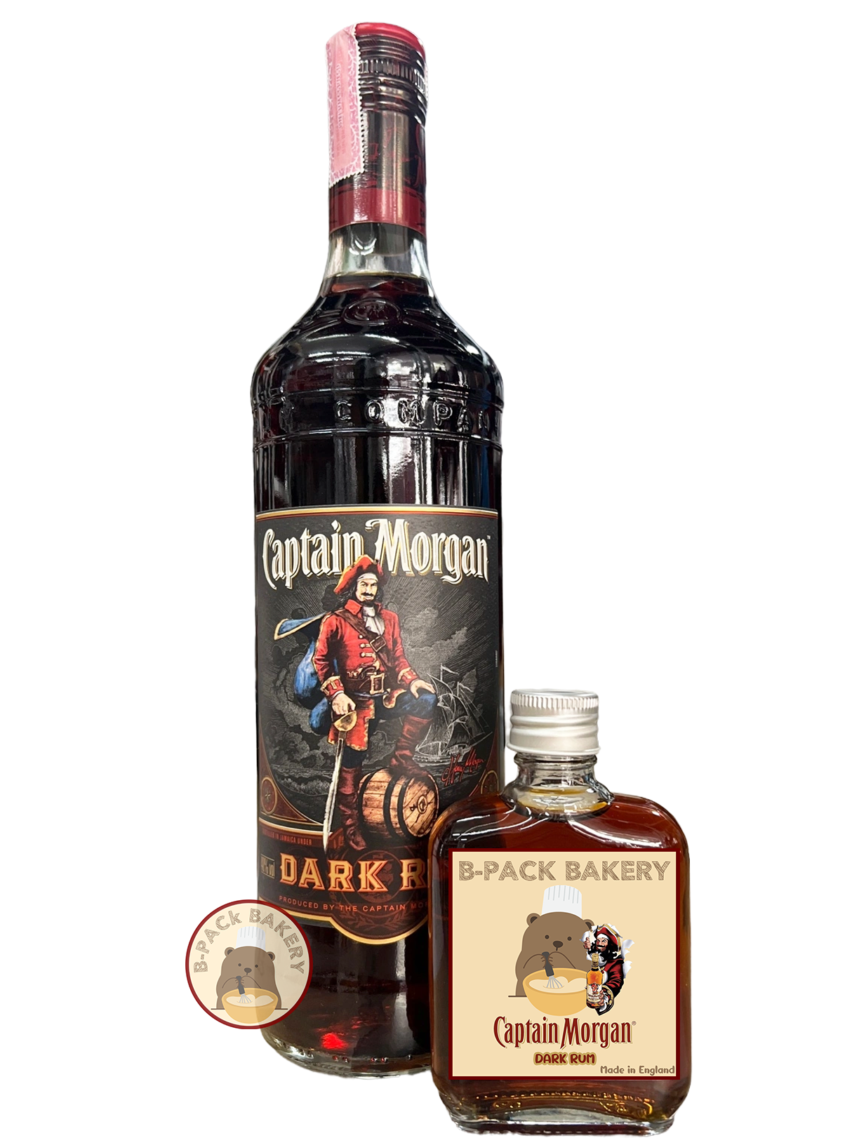 Captain Morgan Dark Rum Repackage 85ml