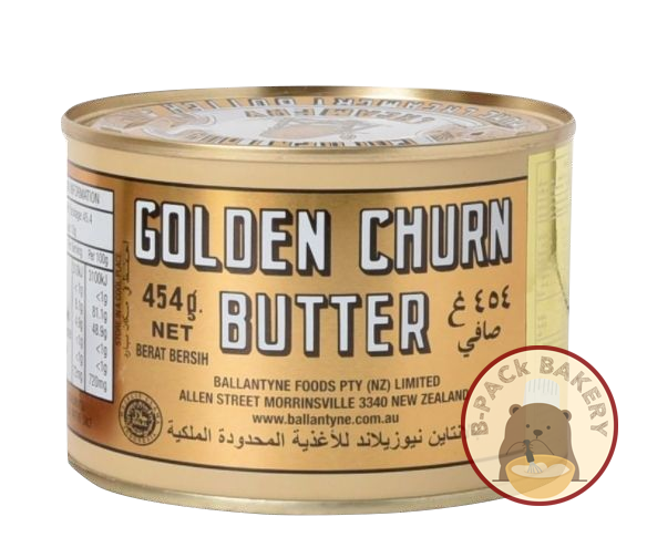 (454g) GOLDEN CHURN PURE CREAMERY BUTTER Import From New Zealand