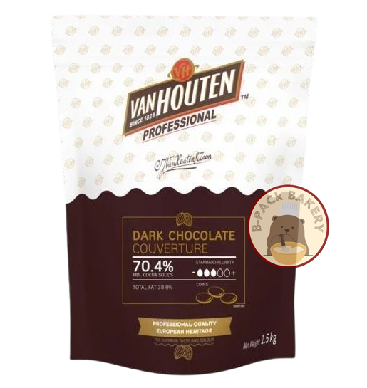 Van Houten 70.4% Dark Chocolate Couverture