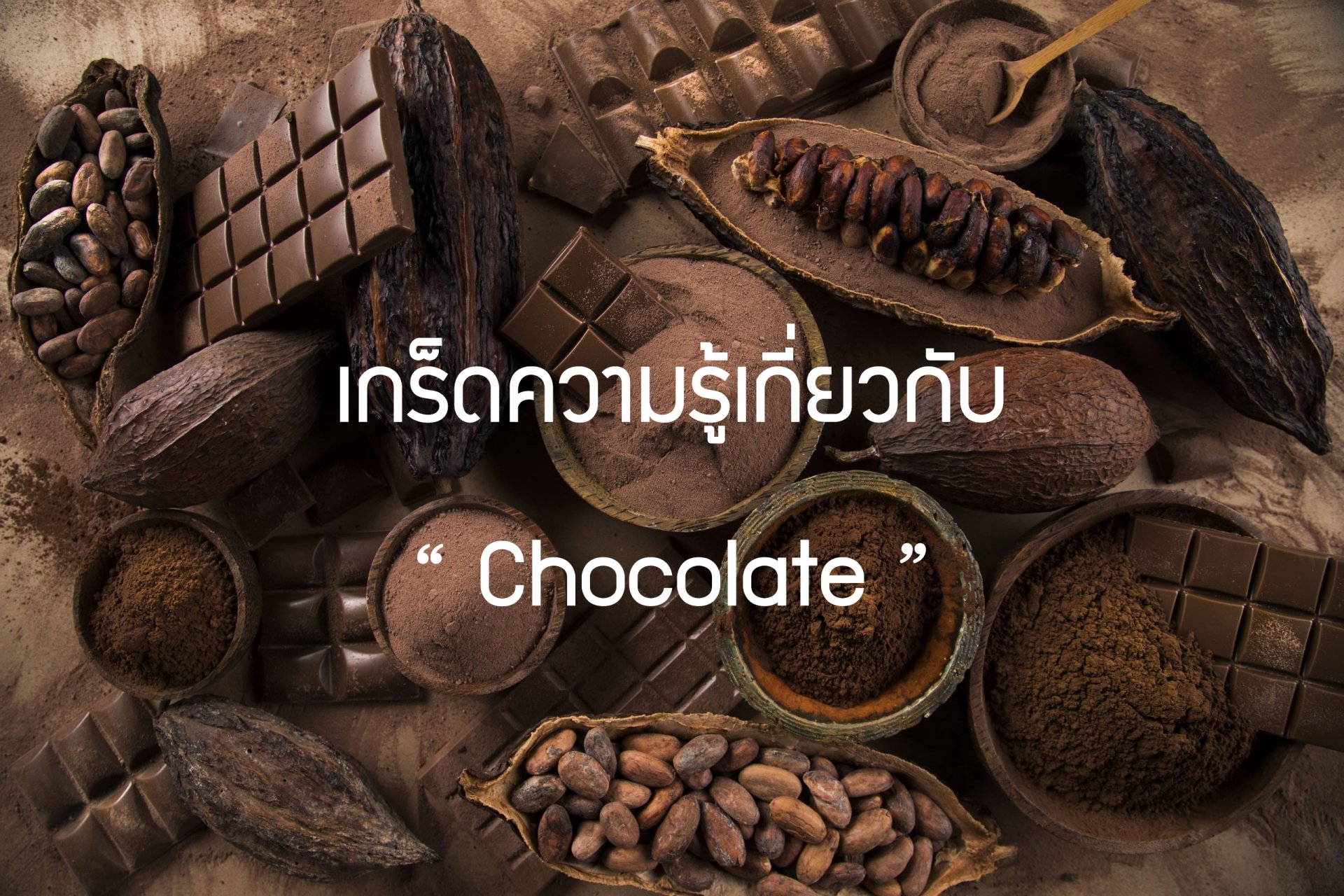 ความแตกต่างของ ช็อคโกแลตแต่ละชนิด