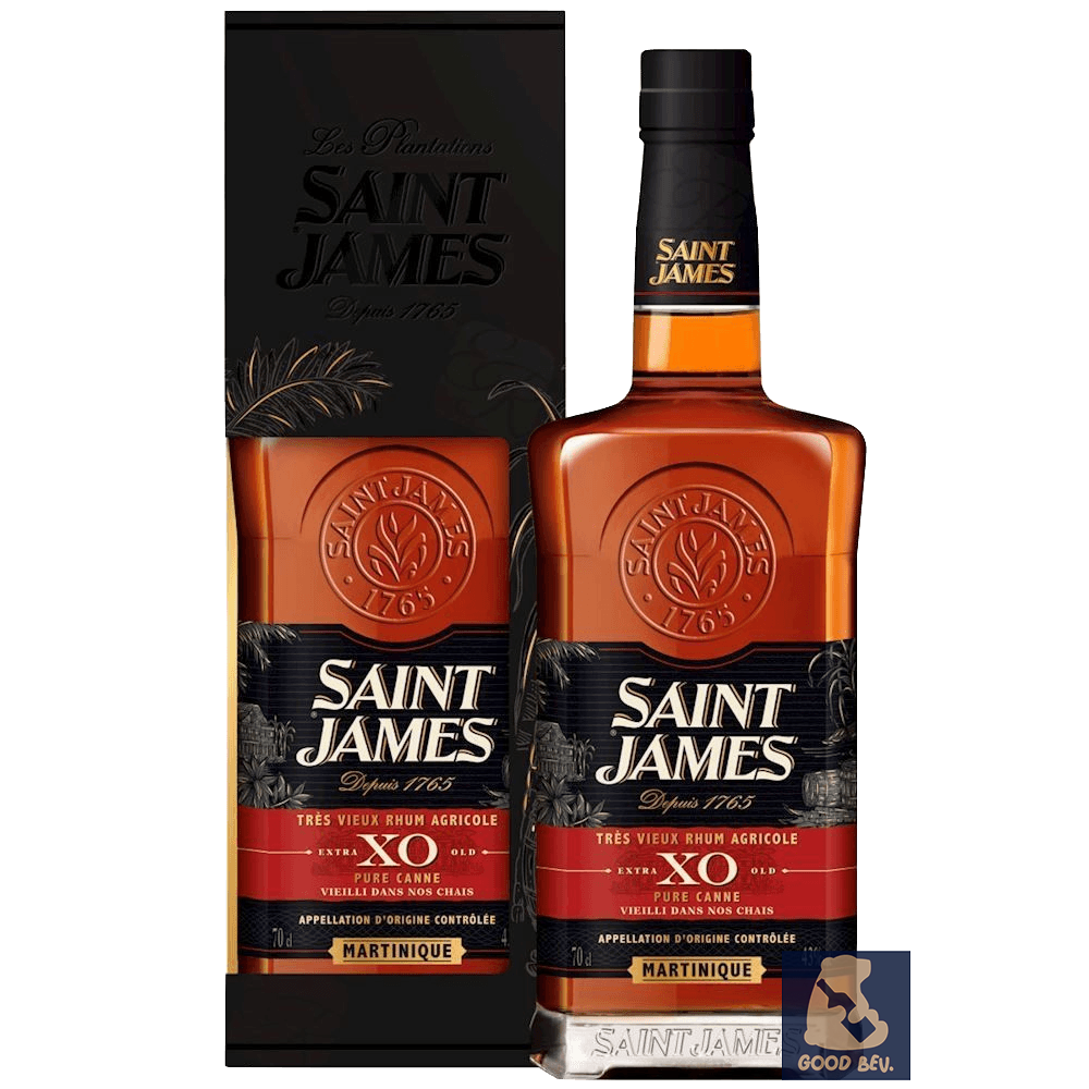SAINT JAMES Vieux  XO "Rhum Agricole" / 43% ABV / 70 cl.