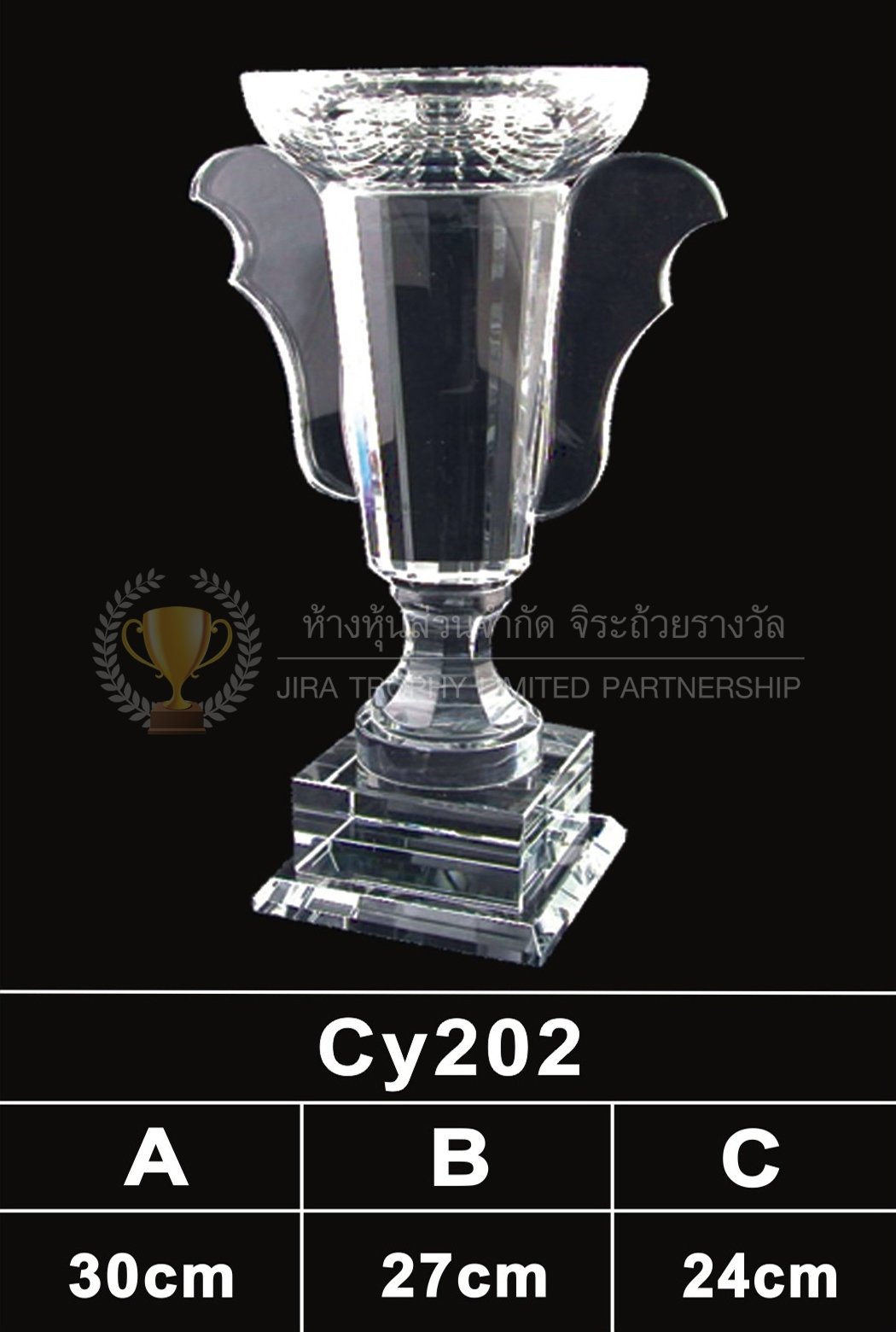 ถ้วยรางวัลคริสตัล CY202