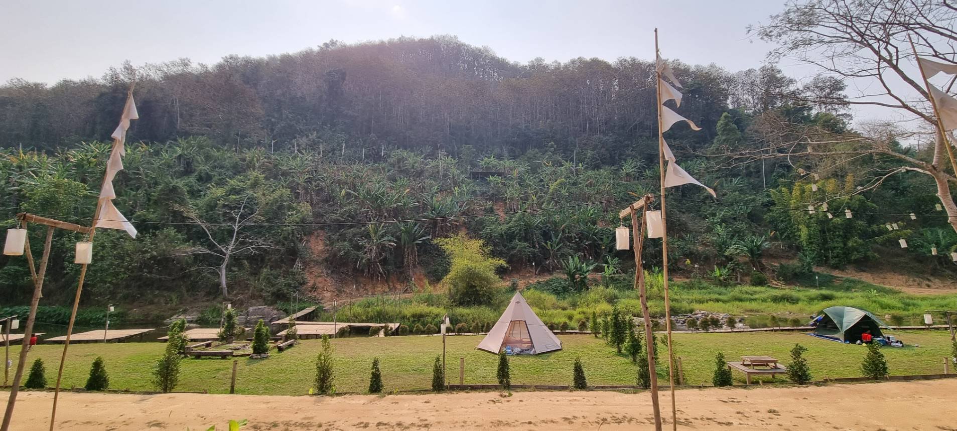 Camping at Tha Pla , Uttaradit , Thailand