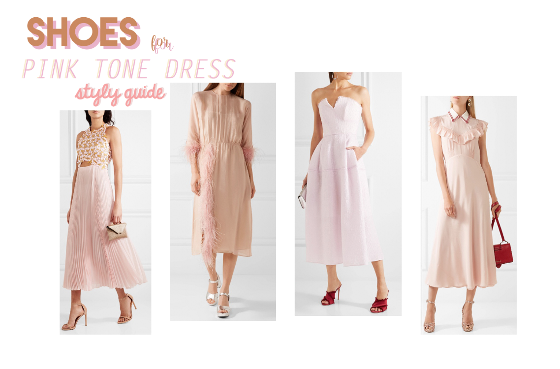 Shoes for Pink-tone Dress