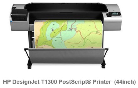 Postscript Printer Visual Field HP Designjet T1300 44-in PS E-PRINTER
