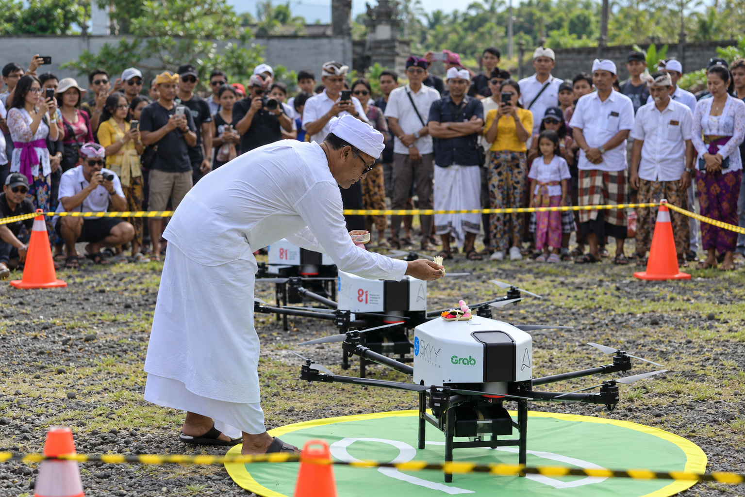 GrabFood Drone Trial in Canggu, Bali: A New Innovation in Food Delivery