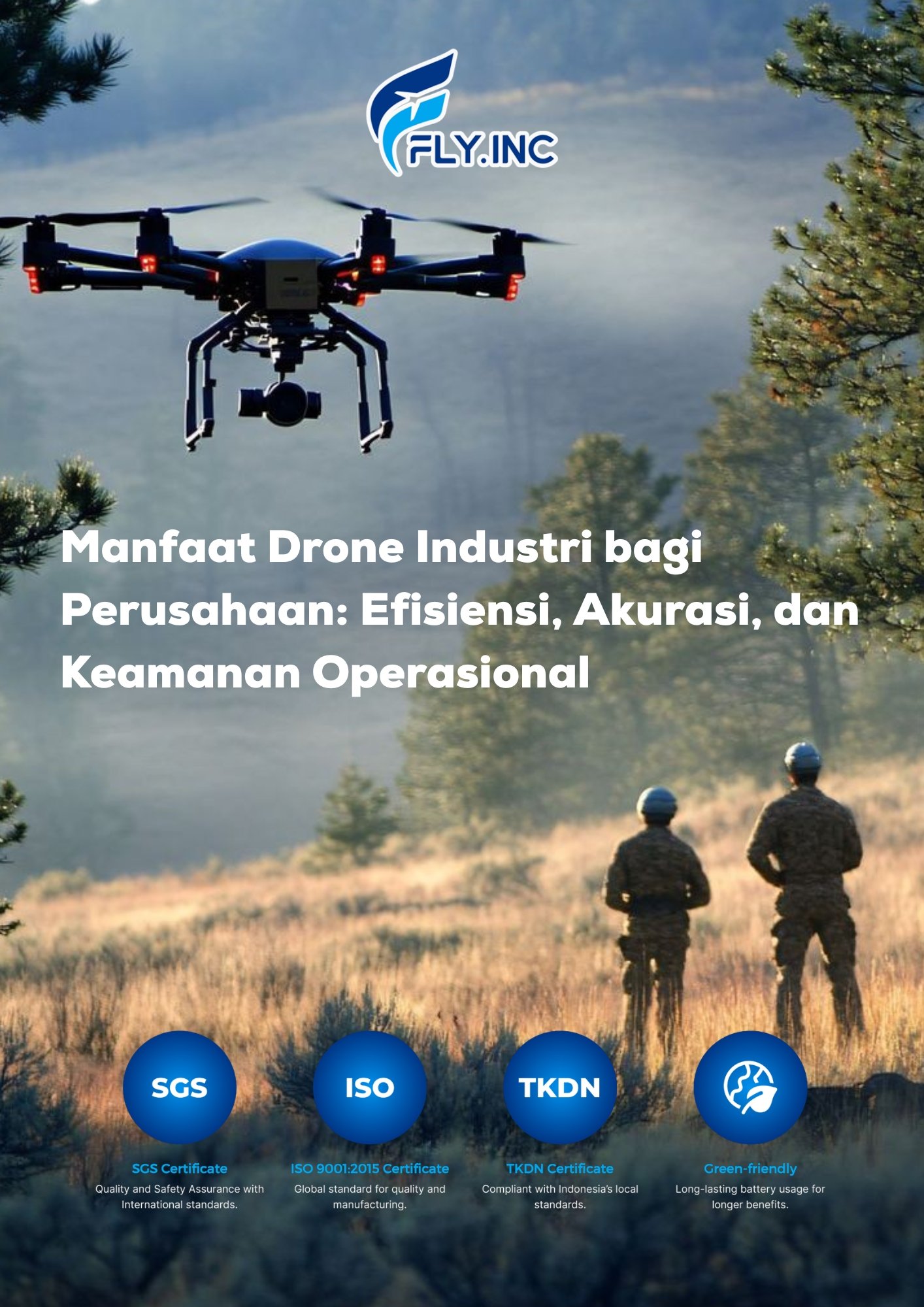 Manfaat Drone Industri bagi Perusahaan: Efisiensi, Akurasi, dan Keamanan Operasional