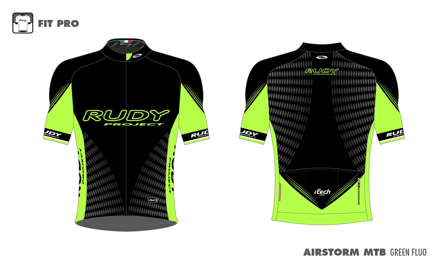 Jersey Airstorm Green MTB Pro