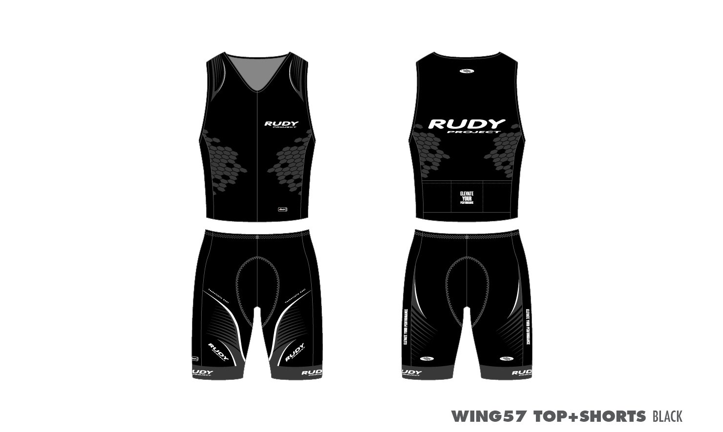 Triathlon Skinsuit Wing57 Black