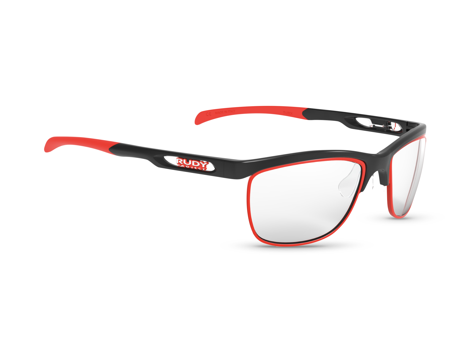 Vulcan Black Gloss Red Fluo with Red Fluo Clip Shape B