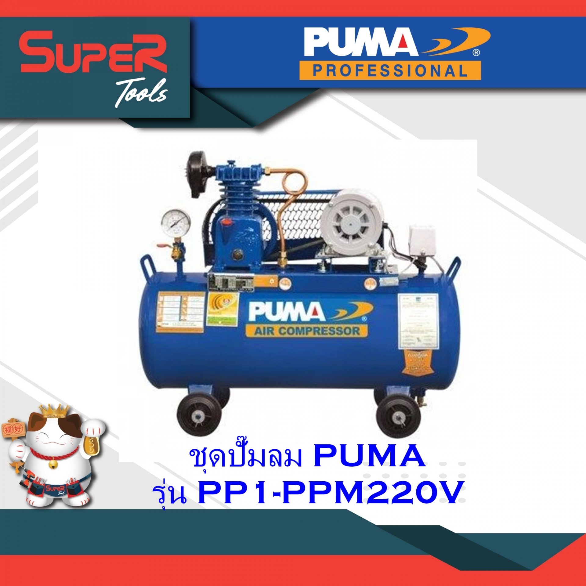 PUMA ชุดปั๊มลม รุ่น PP1-PPM220V