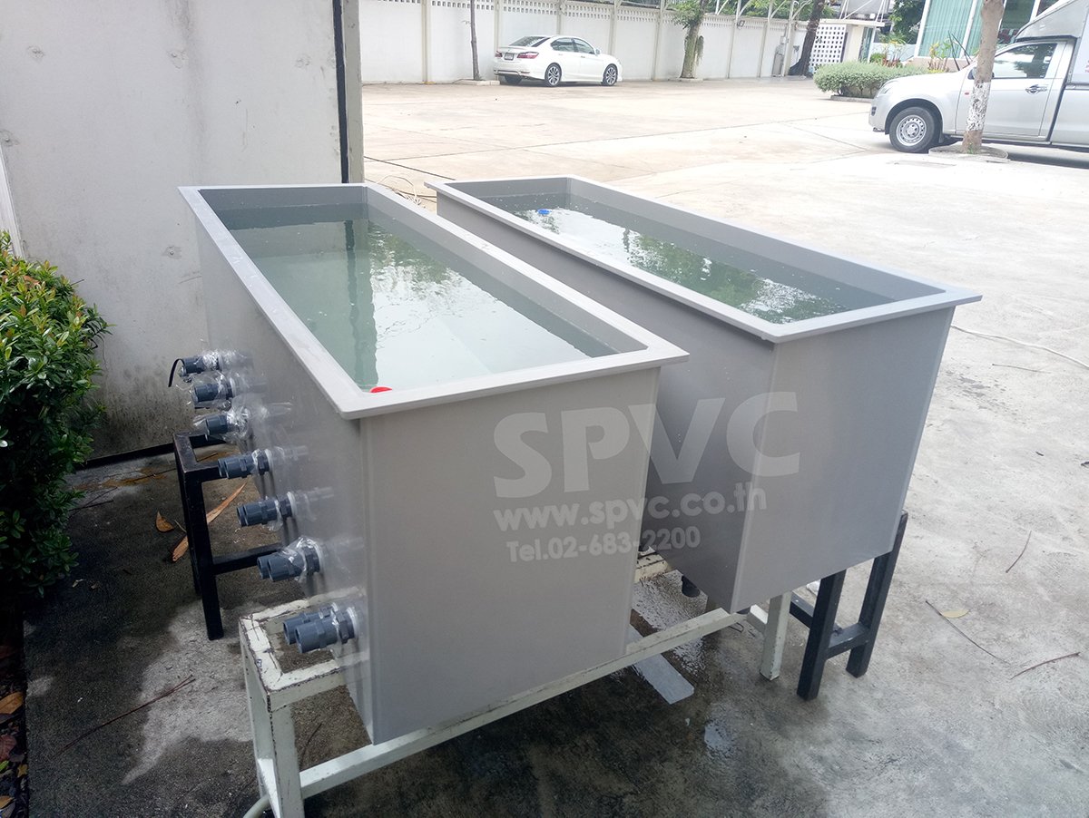 ถังพีวีซี (PVC Tank) รับผลิตถัง PVC ถังไลน์ชุบ ถังเคมี
