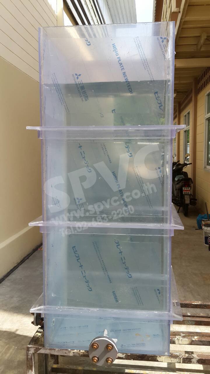 ถังพีวีซี (PVC Tank) รับผลิตถัง PVC ถังไลน์ชุบ ถังเคมี