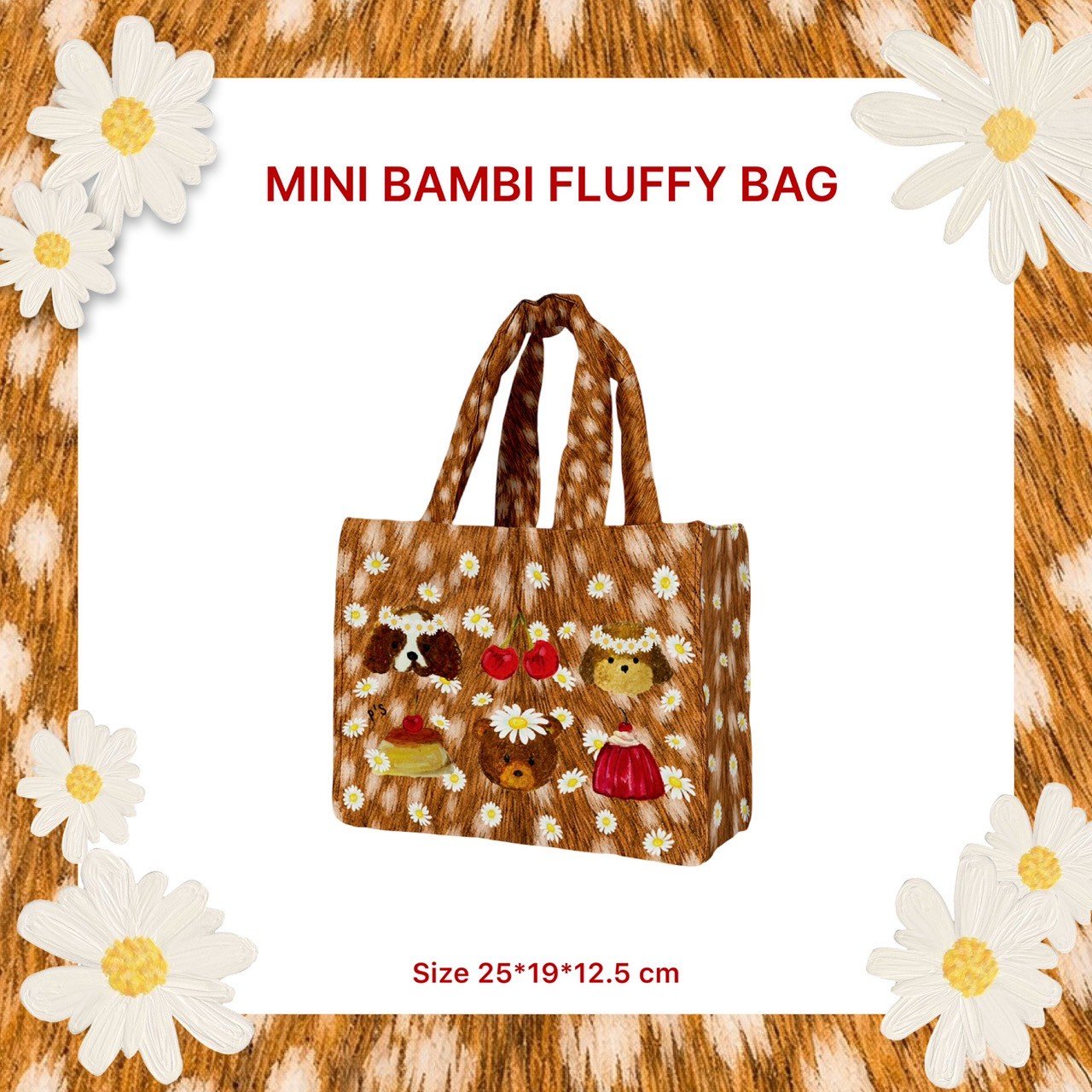 MINI BAMBI FLUFFY BAG