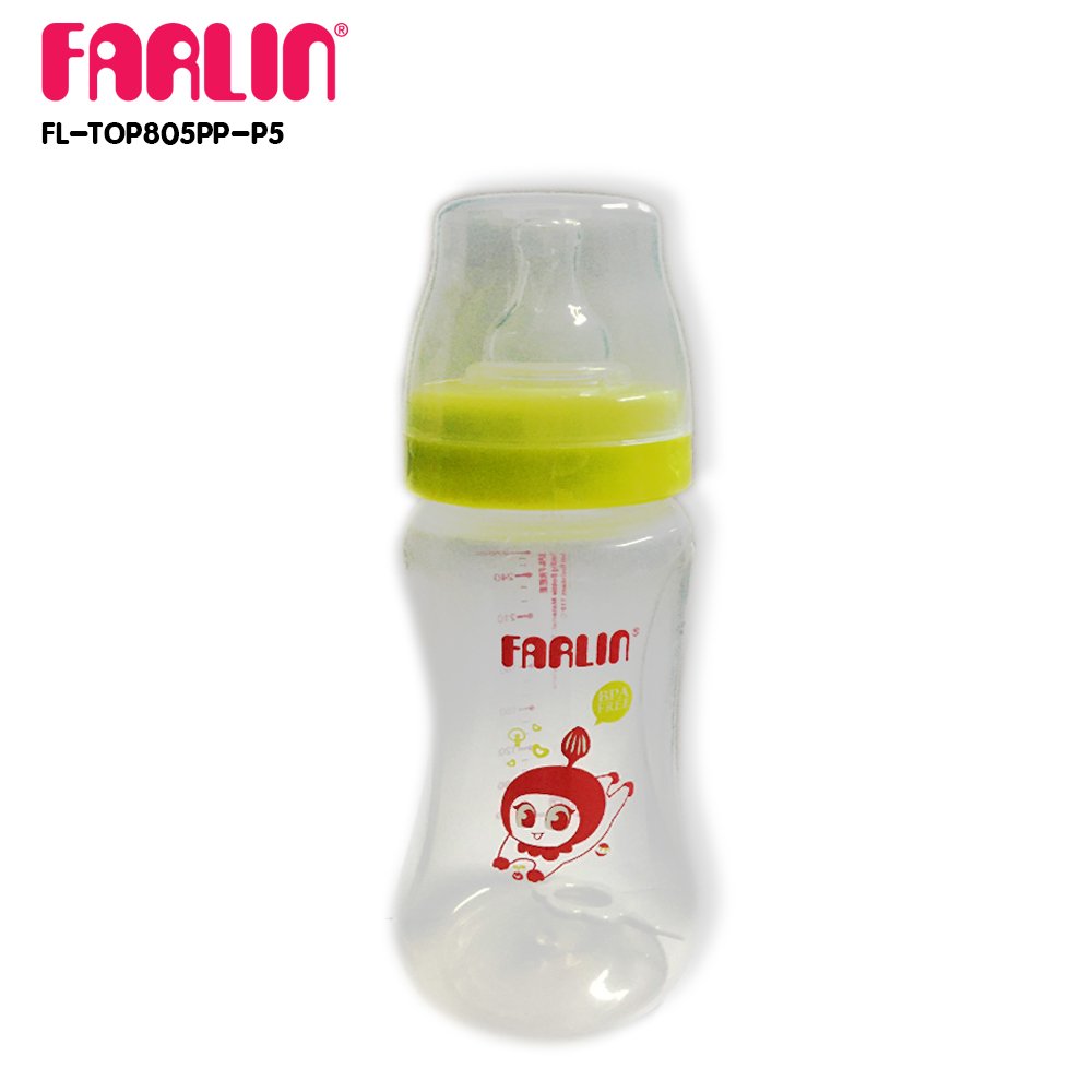 FARLIN ขวดนม PP คอกว้าง ขนาด 270 ml รุ่น FL-TOP805PP-P5 (PP Feeding Bottle)