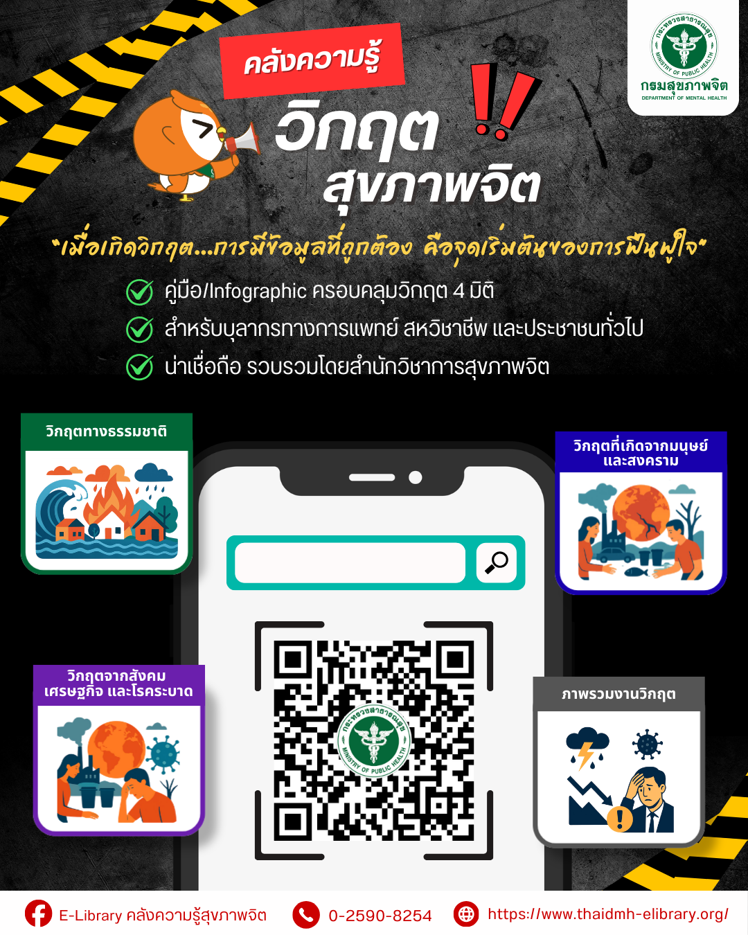 คลังความรู้งานวิกฤตสุขภาพจิต 