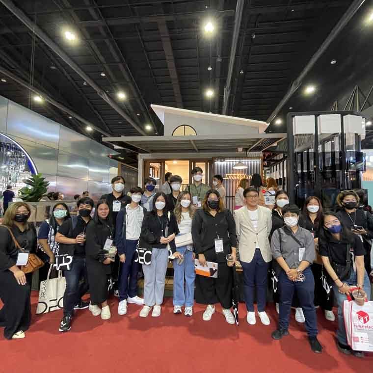 THBA เยี่ยมชมบูธเอสซีจี ในงานสถาปนิก 