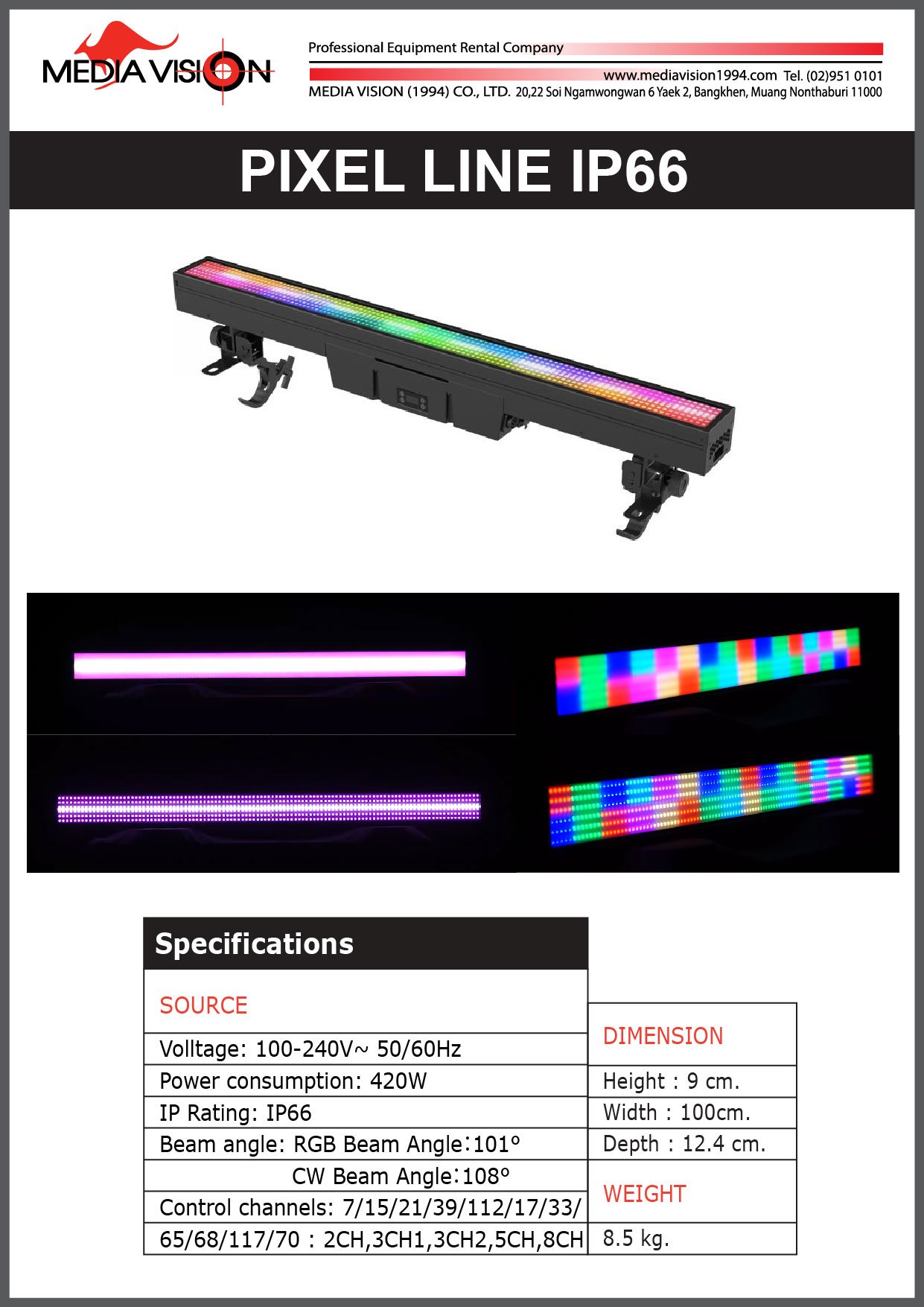 PIXEL LINE IP66