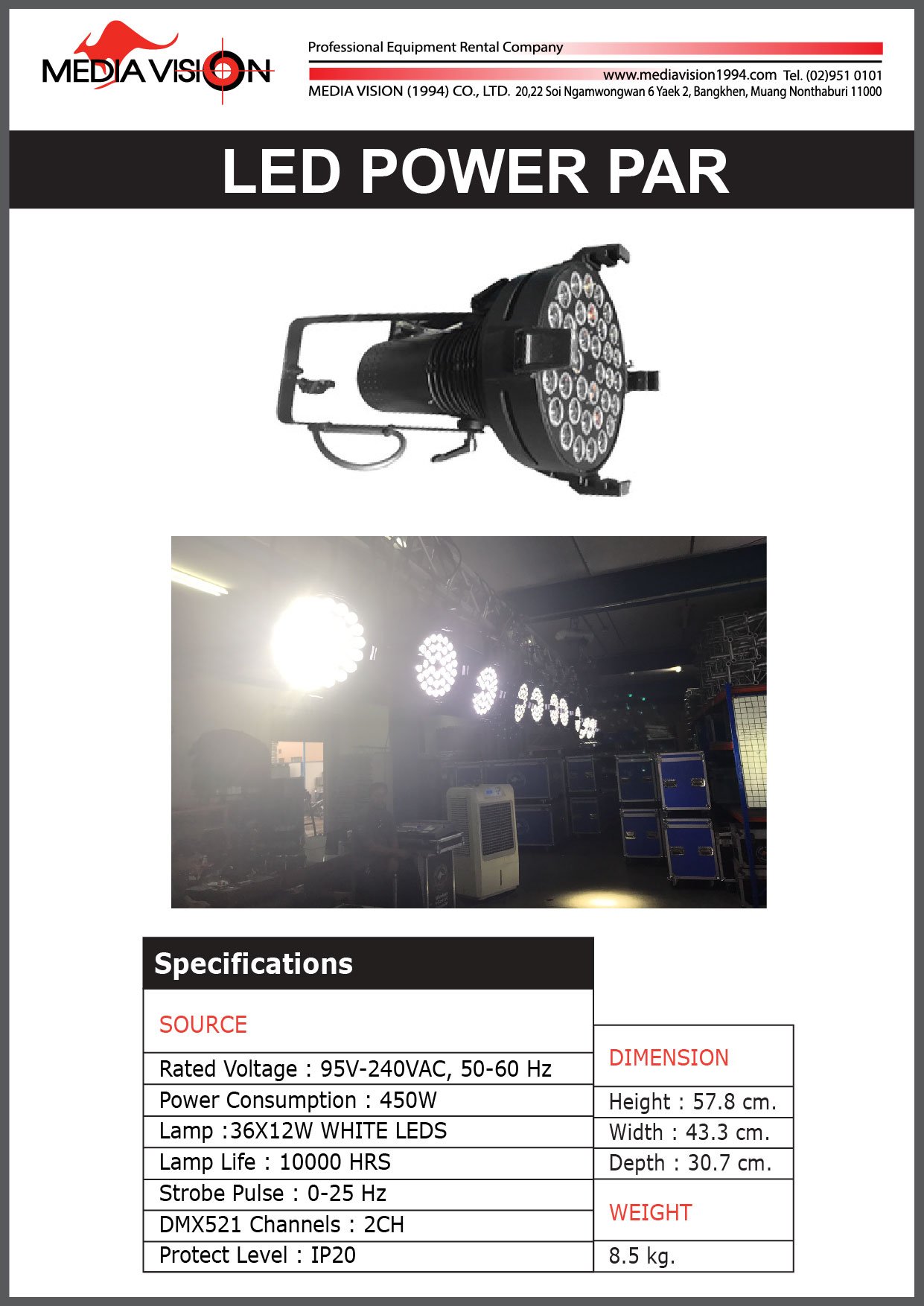 LED POWER PAR