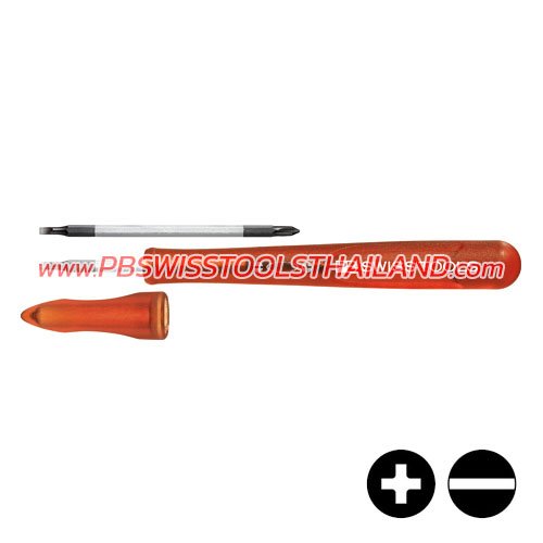 ไขควงสลับด้ามปากกา ปากแบน/แฉก เบอร์ 0 PB168-0