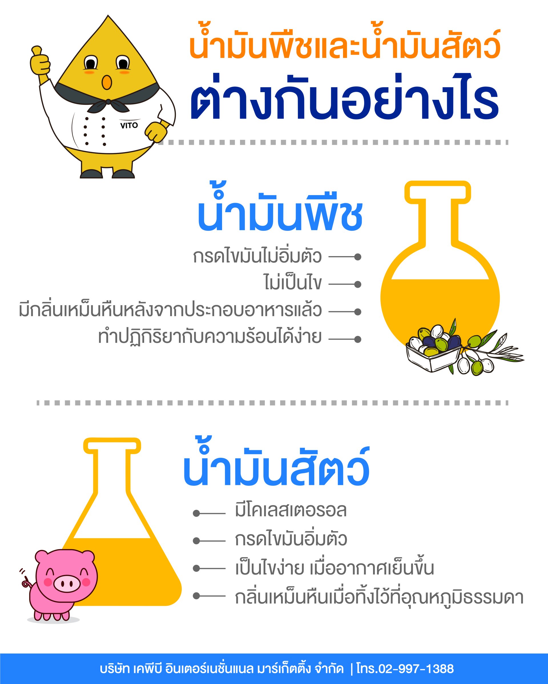 น้ำมันพืชและน้ำมันสัตว์ต่างกันยังไง น้ำมันพืชและน้ำมันสัตว์ต่างกันยังไง