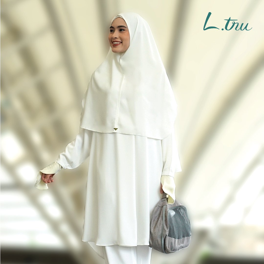 L.tru - Pakaian Haji dan Umroh Amari Tunic Set | Pakaian Ihram Wanita