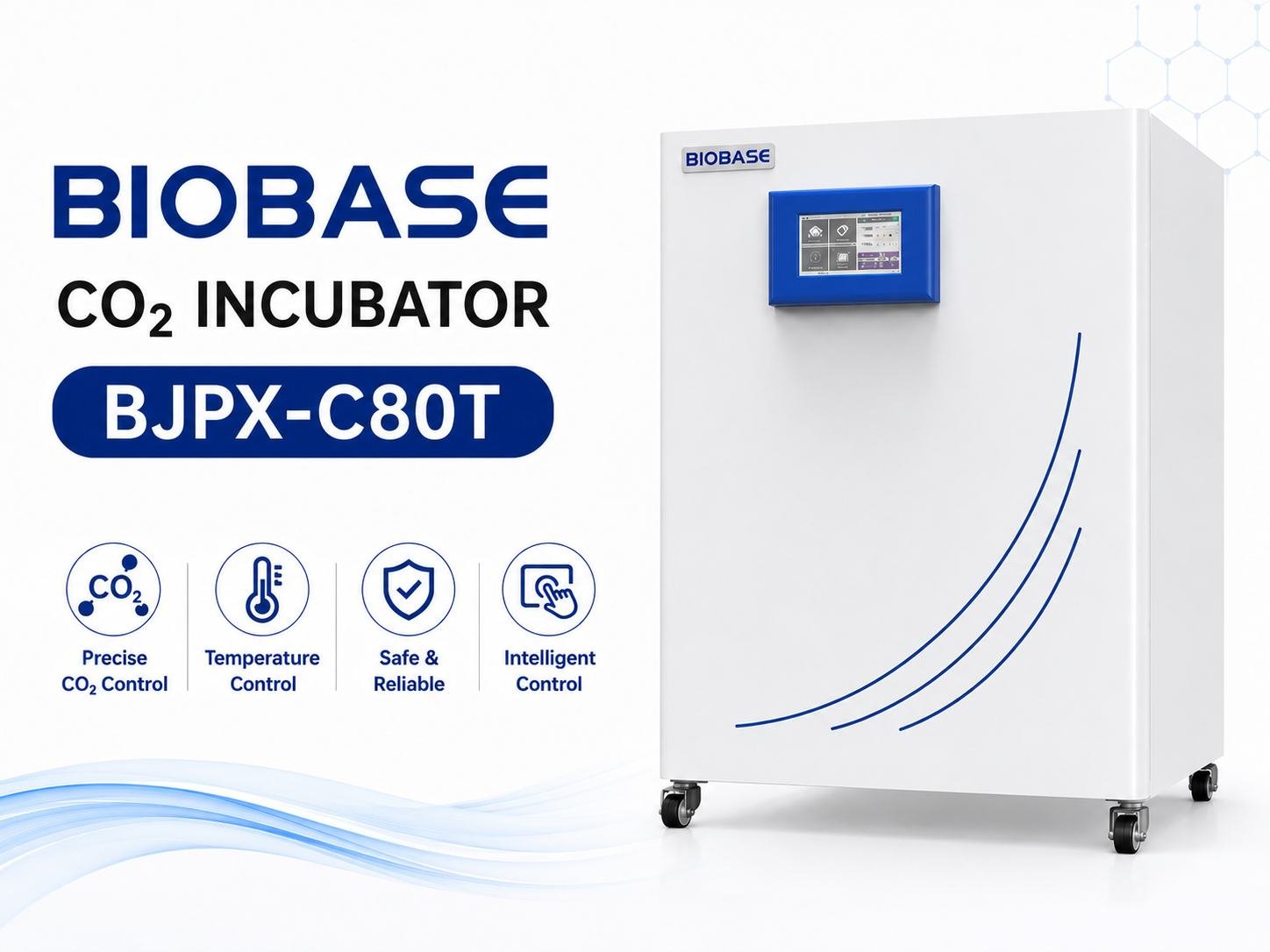 BIOBASE BJPX-C80T CO2 Incubator 80 ลิตร
