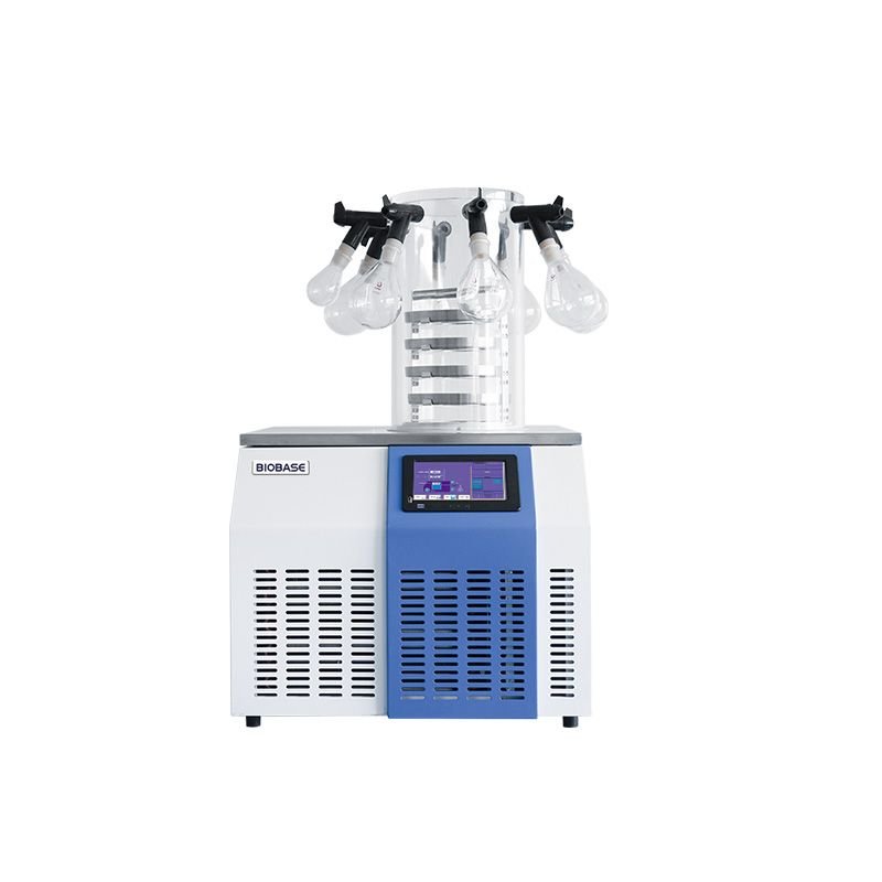 เครื่อง Freeze Dryer BIOBASE BK-FD10P ห้องมาตรฐาน พร้อม Manifold 8 ช่อง