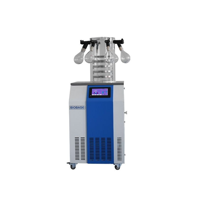 เครื่อง Freeze Dryer BIOBASE BK-FD12P ห้องมาตรฐาน พร้อม Manifold 8 ช่อง