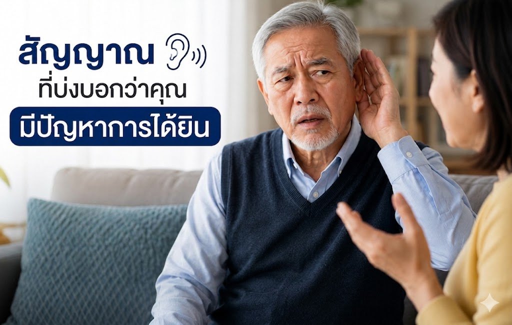 สัญญาณที่บ่งบอกว่าคุณมีปัญหาการได้ยิน