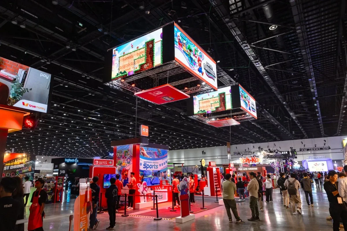 บูธ Nintendo ในงานแสดงสินค้า
