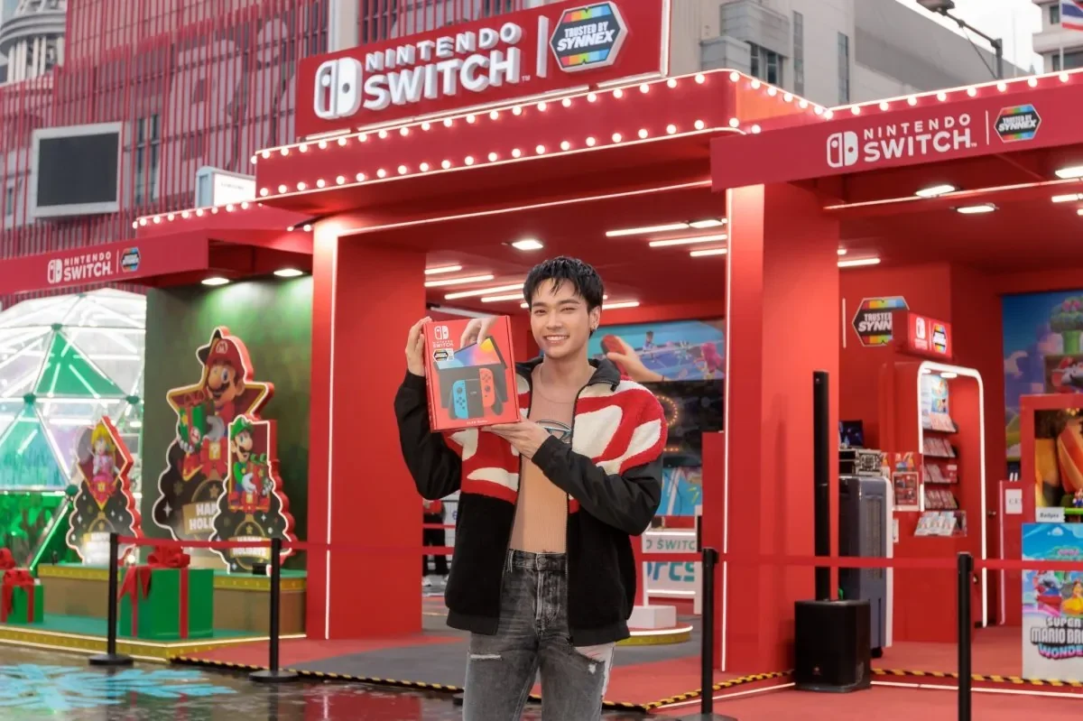 กิจกรรม Nintendo ในธีมคริสต์มาส
