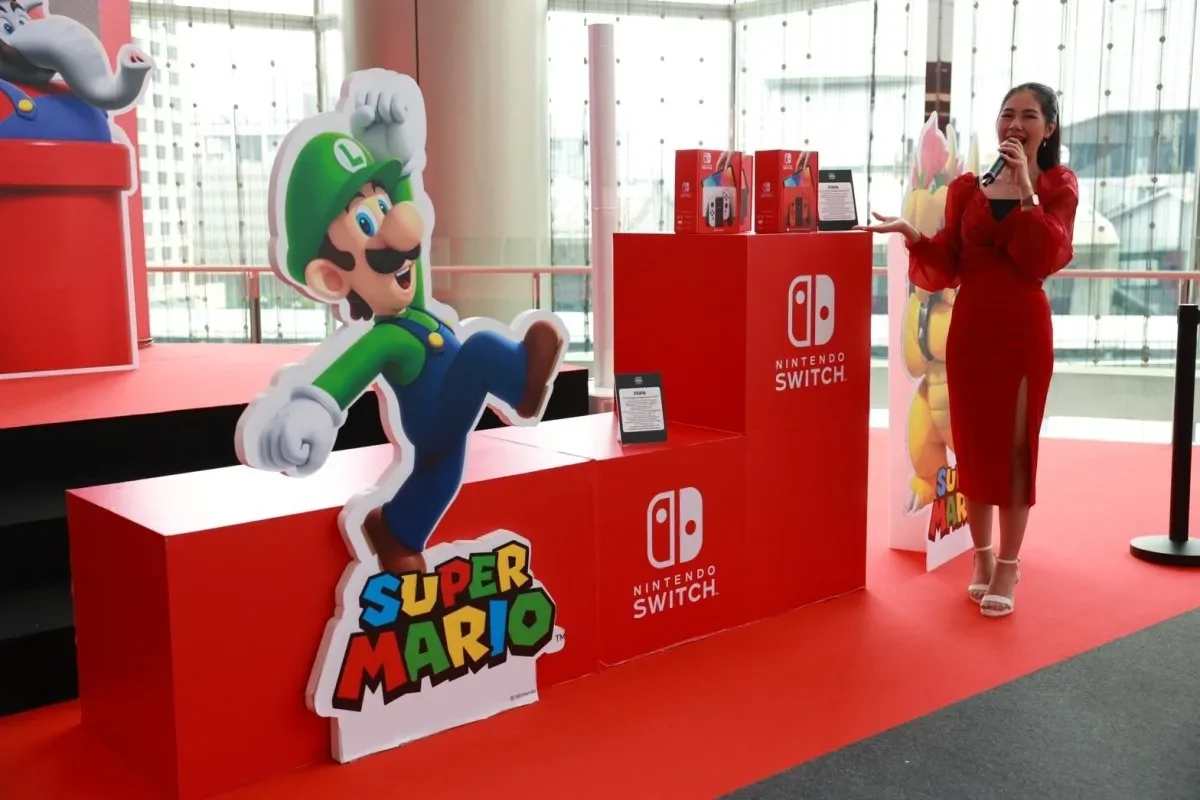 กิจกรรม Nintendo และมาสคอต Luigi