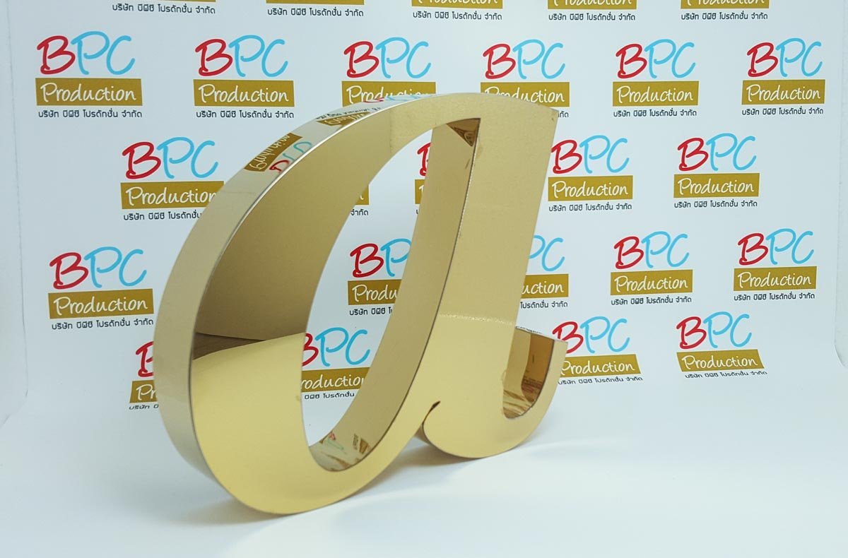 Stainless steel Letters,Gold color , does not Lighting(copy)