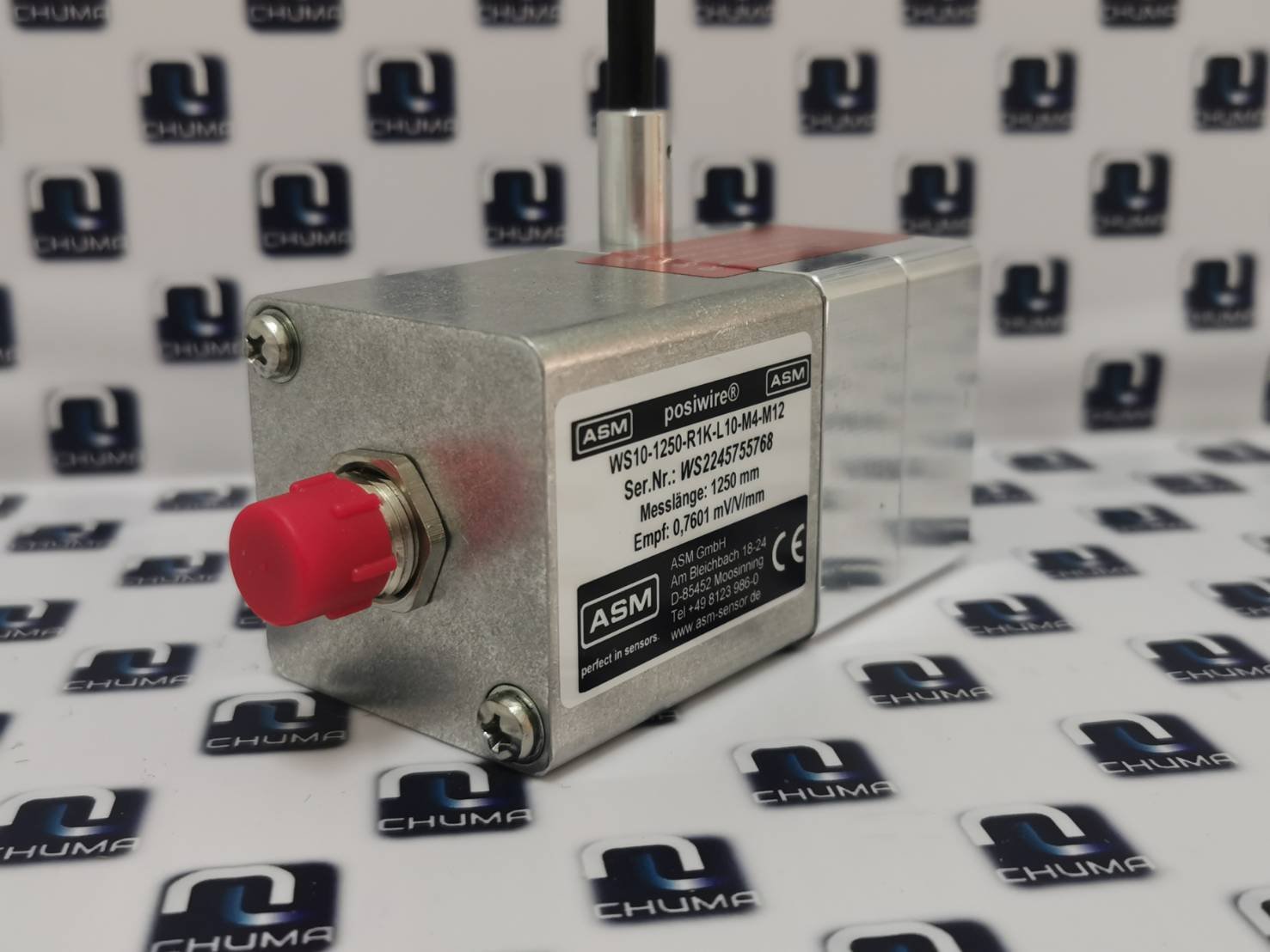 ASM, Position Sensor, Posiwire, WS10-1250-R1K-L10-M4-M12