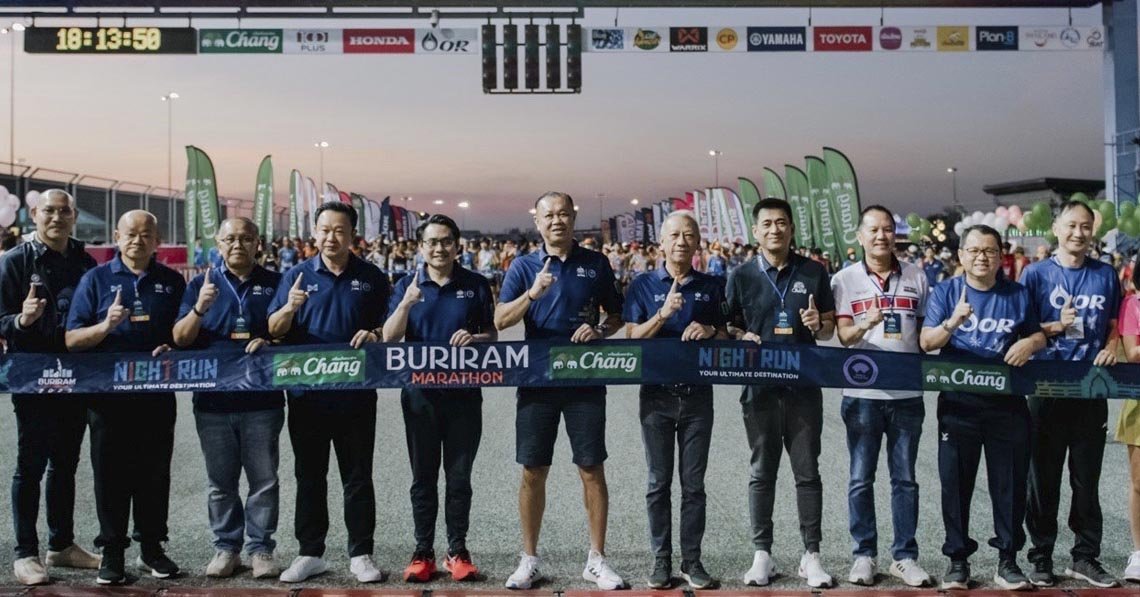 ยามาฮ่าร่วมปล่อยขบวนนักวิ่งรายการ บุรีรัมย์มาราธอน 2023