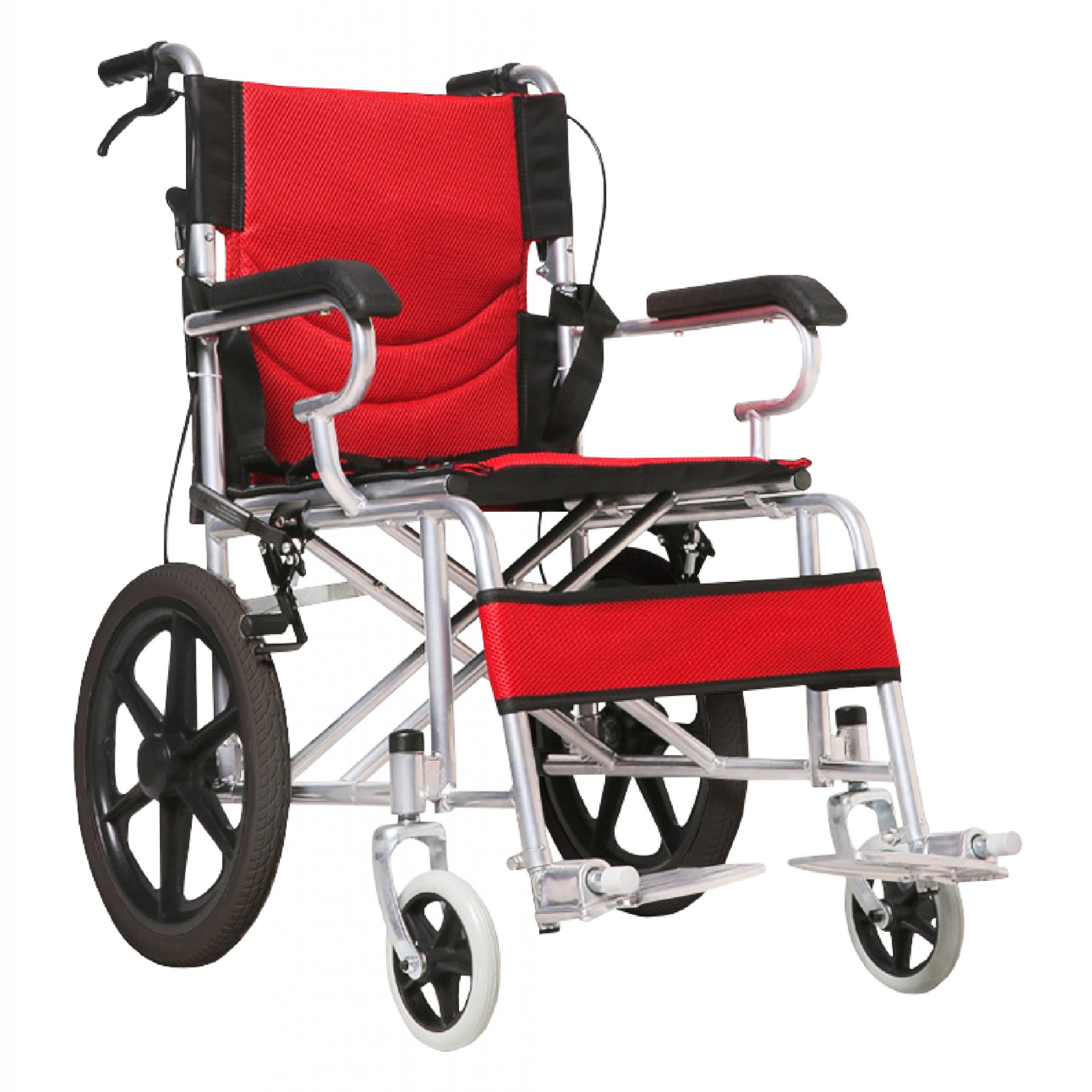 รถเข็นวีลแชร์ พับได้ รุ่น wheelchair04 | รับประกัน 1 ปี