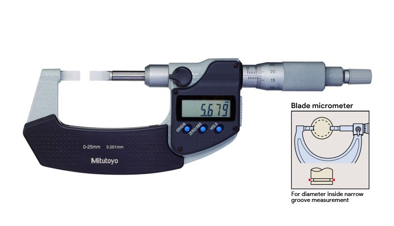 Digital Blade Micrometer (Mitutoyo) Digital Blade Micrometer (Mitutoyo)