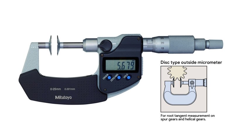 Disk Micrometers 369-250-30 (Mitutoyo)