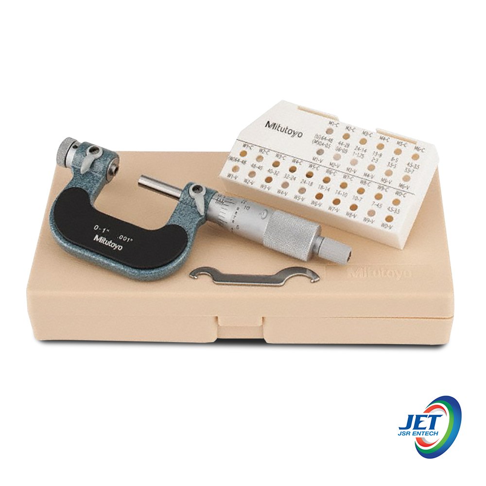 Mitutoyo Screw Thread Micrometers Series 126 - Interchangeable Anvil ...