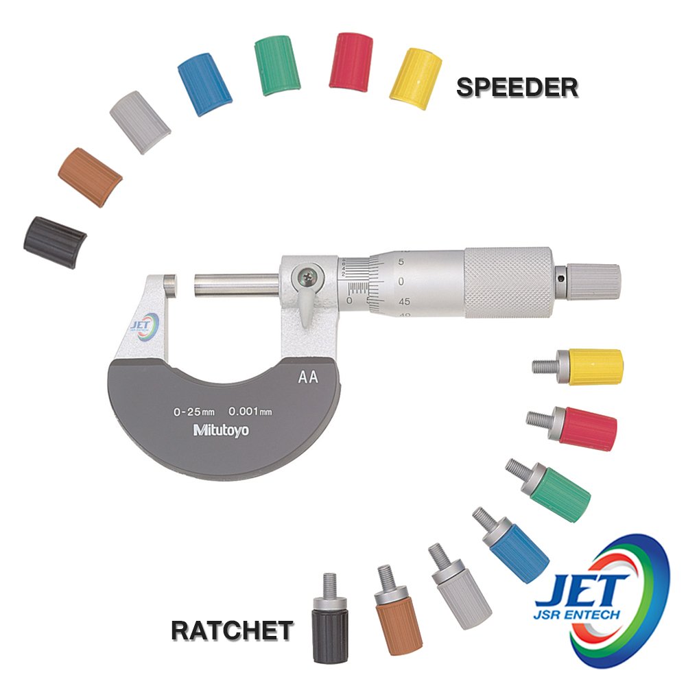 Mitutoyo Color-Coded Ratchet and Speeder Covers