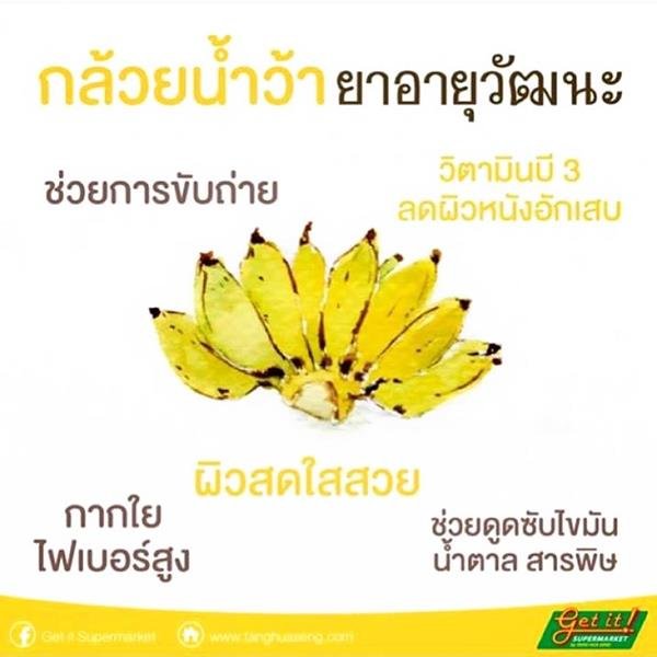 กล้วยน้ำว้า (cultivated banana) 