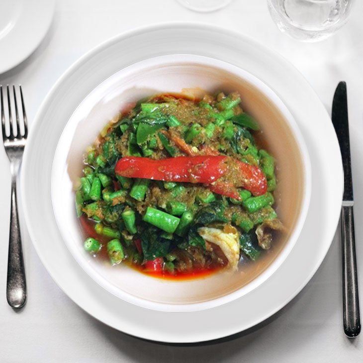 ผัดเผ็ดถั่วพริกเหลือง