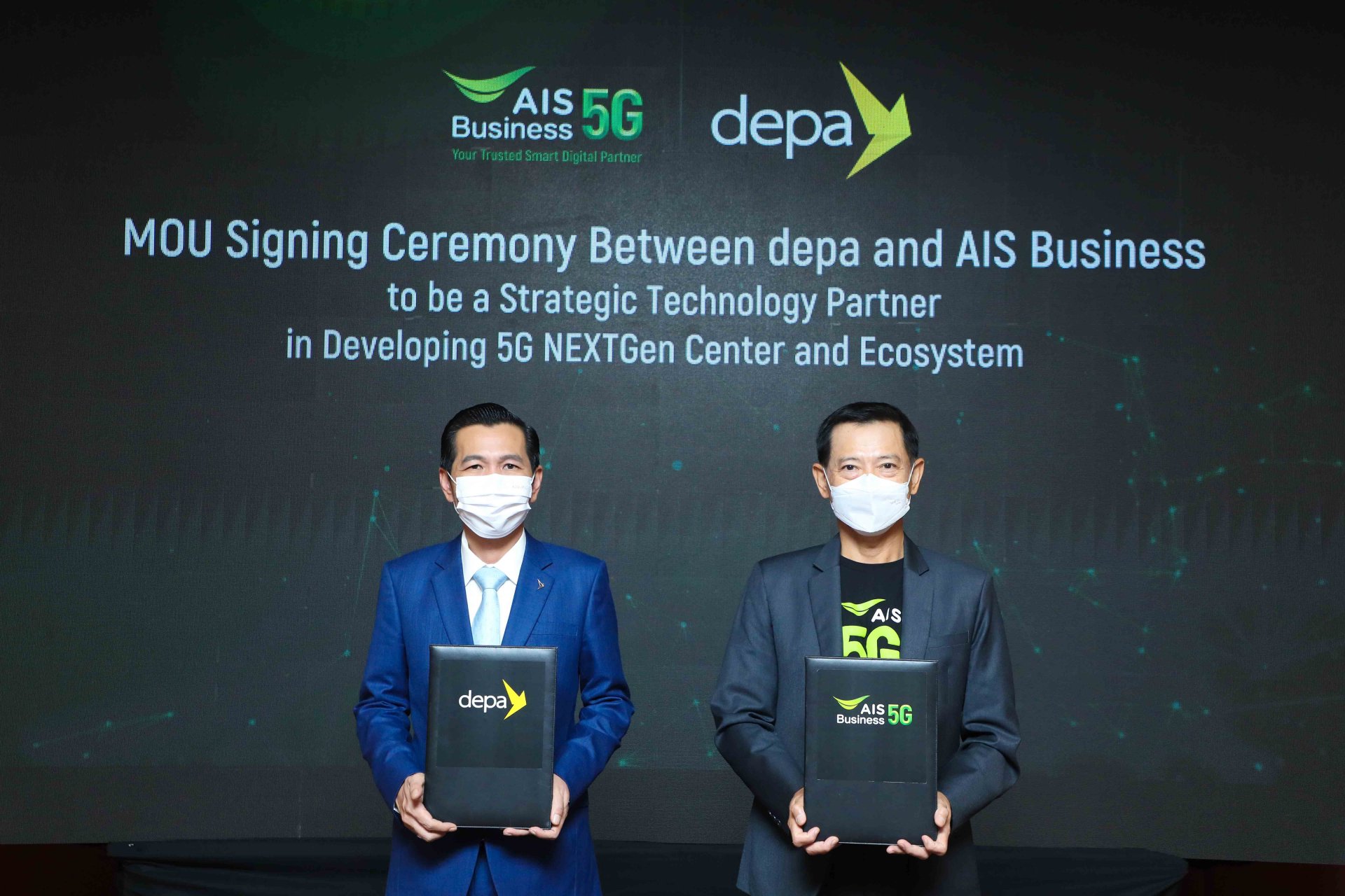 AIS Business ก้าวล้ำนำการใช้เทคโนโลยี 5G สำหรับภาคธุรกิจไทย ด้วยการผสานความร่วมมือ ดีป้า สร้างศูนย์กลางนวัตกรรมและทดสอบ 5G แห่งแรกที่ EEC พร้อมเปิดตัว AIS 5G NEXTGen Platform สำหรับการพัฒนา 5G Applications แห่งแรกในไทย