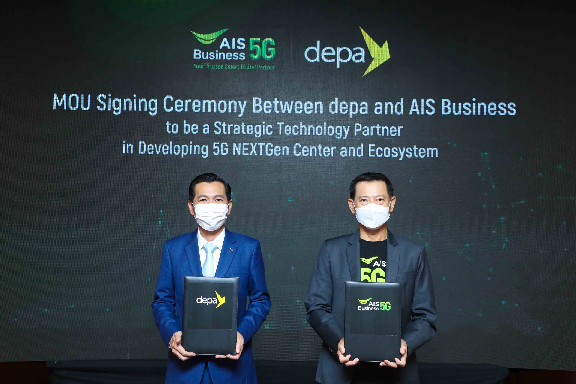 AIS Business ก้าวล้ำนำการใช้เทคโนโลยี 5G สำหรับภาคธุรกิจไทย ด้วยการผสานความร่วมมือ ดีป้า สร้างศูนย์กลางนวัตกรรมและทดสอบ 5G แห่งแรกที่ EEC พร้อมเปิดตัว AIS 5G NEXTGen Platform สำหรับการพัฒนา 5G Applications แห่งแรกในไทย