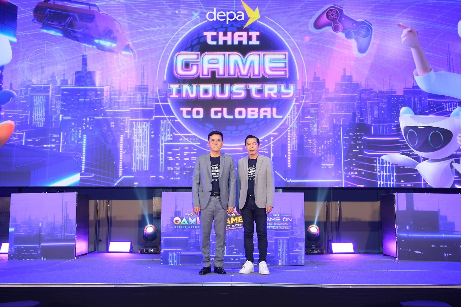 ดีอีเอส - ดีป้า ประกาศเปิดโครงการ depa THAI GAME INDUSTRY TO GLOBALเร่งปั้นอุตสาหกรรมใหม่ ดันเกมไทยและบุคลากรเกมสู่ระดับสากล ดีอีเอส - ดีป้า ประกาศเปิดโครงการ depa THAI GAME INDUSTRY TO GLOBALเร่งปั้นอุตสาหกรรมใหม่ ดันเกมไทยและบุคลากรเกมสู่ระดับสากล