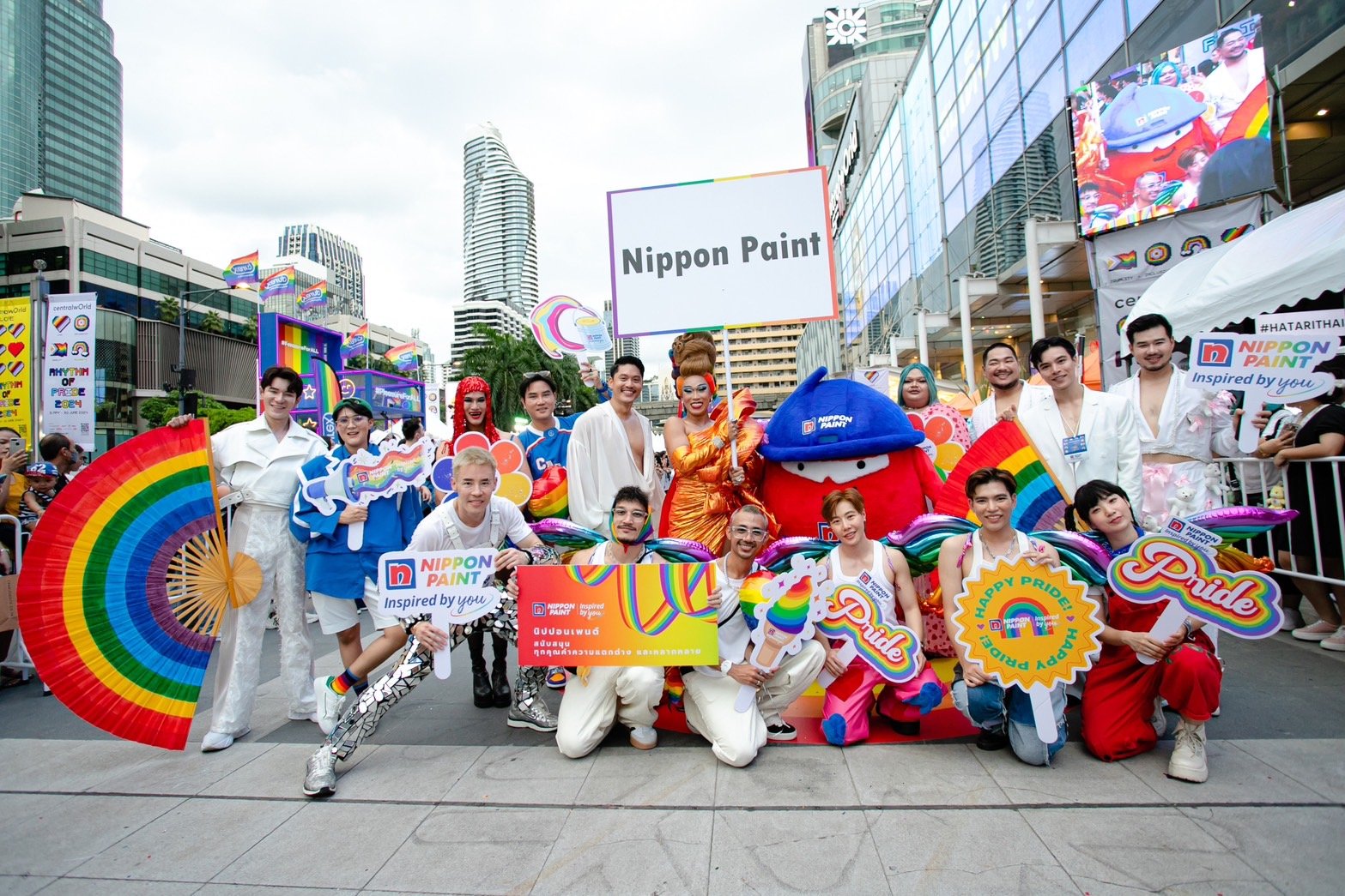 นิปปอนเพนต์ สนับสนุนความหลากหลายและเท่าเทียมในเดือน Pride Month ร่วมพาเหรดสะบัดธงสีรุ้ง ฉลอง ในงาน Thailands Pride Celebration 2024 Rhythm of Pride ในฐานะองค์กรสีแห่งความเท่าเทียม