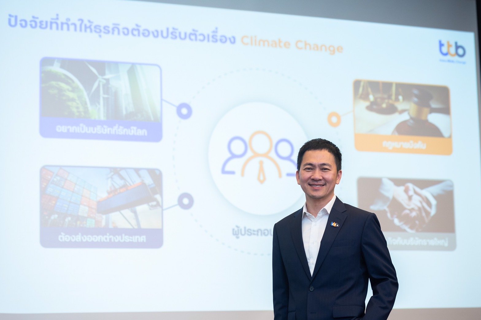 ทีทีบี ติวเข้มความรู้ ESG ดึงบริษัทชั้นนำแชร์ประสบการณ์นำองค์กรสู่ความยั่งยืน เพื่อให้ผู้ประกอบการไทยสามารถแข่งขันได้ในเวทีโลก